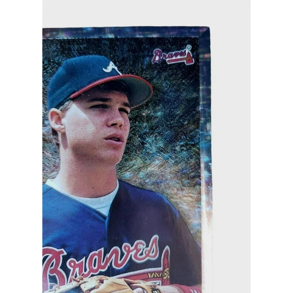 1995 Bowman SILVER FOIL CHIPPER JONES PRIME PROSPECT Card#262 Atlanta Braves HOF